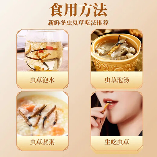 Snowland blessing high altitude pure natural Cordyceps gift box Good gift gift box 40 gift boxes 2 1 gram
