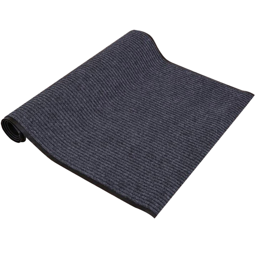 Anseri PVC de doble rayado Mat de piso compuesto Hotel Mall Groove Remocalización de polvo Anti-Slip Fotheps Mat Gray 1.815m 13709