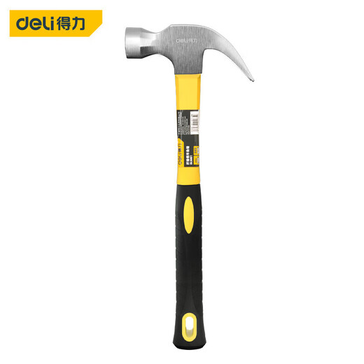 Deli fiber handle claw hammer multi-purpose nail hammer 16oz DL5002
