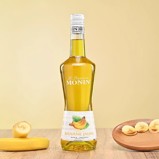 莫林MONIN百香果风味利口酒700ml瓶装法国进口调酒力娇酒果酒预调制 黄香蕉风味