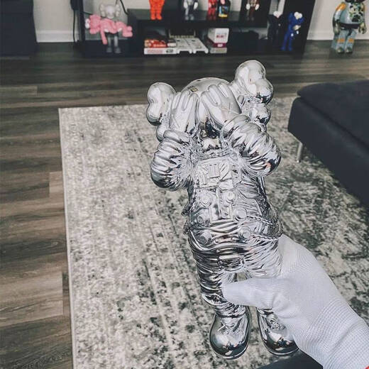 溥畔太空人摆件感电镀宇航员潮玩轻奢客厅装饰品模型礼物 太空人摆件-电镀银 12122