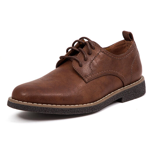 Deer Stags Boys Gabe Oxford Shoes, Brown Zander Brown Zander 7 Big Kid