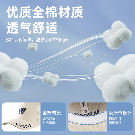 Woding Discovery Fishing Hat Sun Protection Breathable Sun Hat Unisex Peaked Cap Fashionable, Comfortable and Versatile Outdoor Sun Hat Discovery Fishing Hat - Off-White