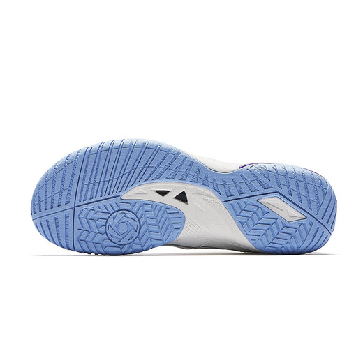 ANTA Rotor丨Table tennis shoes for men and women, autumn non-slip, wear-resistant, breathable training shoes, practical sports shoes, Papery White/Danube Blue-6 37.5