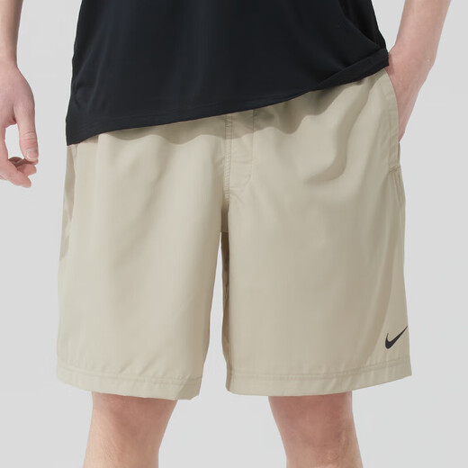 Nike (NIKE) shorts men's pants 2025 summer new casual pants woven breathable loose five-point pants sweatpants DV9858-010 Quick-drying DV9858-251 khaki L Recommended height 170-175 weight 135-150Jin [Jin equals 0.5 kg]