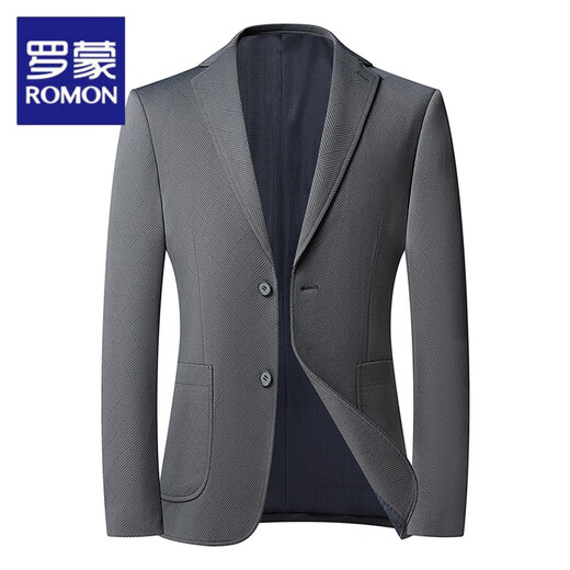 
Romon Business Elastic Breathable Casual Suit Men 2025 Summer Men's Dad Suit Business High-end Jacket Men 9928 Blue XL 180/135-150Jin [Jin equals 0.5 kg]
