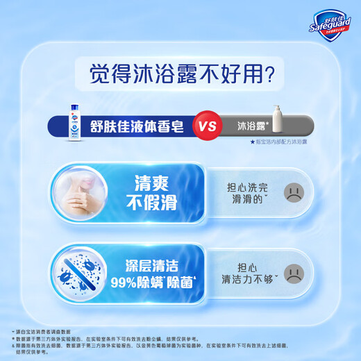 Shufujia Multifunctional Liquid Soap Pure White Fragrance 400g Removes Mites, Removes Bacteria, Removes Oil, Hands, Face, and Bath, Final Clearance