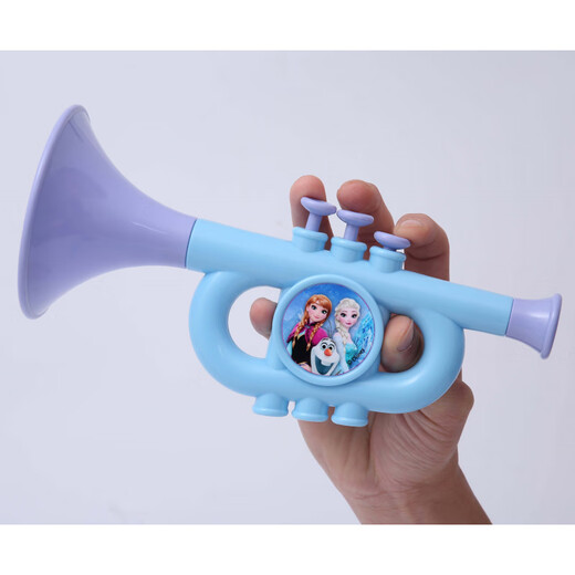 Disney Disney Princess Frozen Little Trumpet Guitar Saxophone Flute Children's Musical Instrument Hand-ringing Graduation Gift New Ice and Snow Trumpet + Ice and Snow Sax + Ice and Snow Vertical Flute