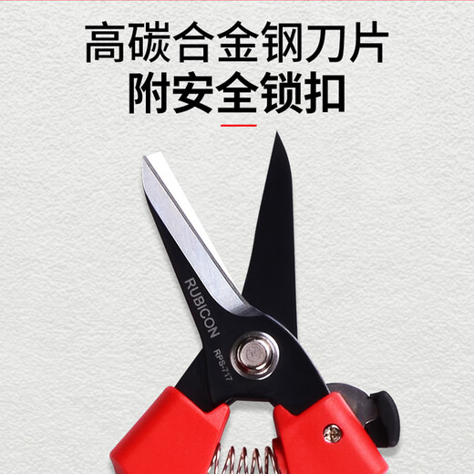Robin Hood (RUBICON) branch pruning shears, multi-purpose pruning shears, fruit tree shears, high branch shears, garden shears, gardening shears RPS-717