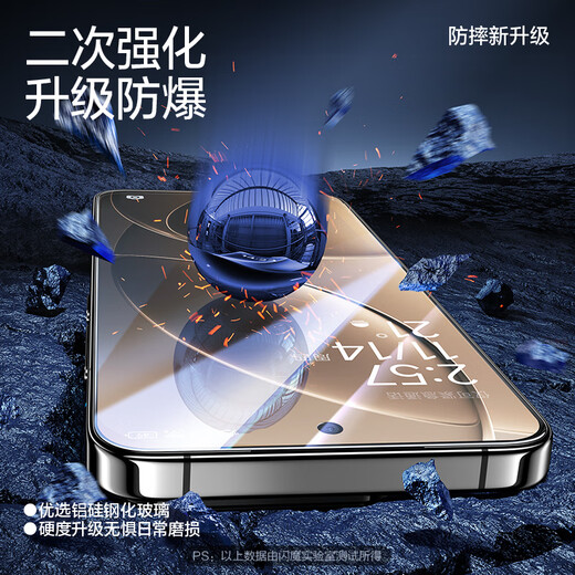 Flash Magic is suitable for Redmi k80/K80pro tempered film mobile phone film, diamond explosion-proof, super smooth, non-stick fingerprint, anti-fall, ultra-clear mobile phone protective film