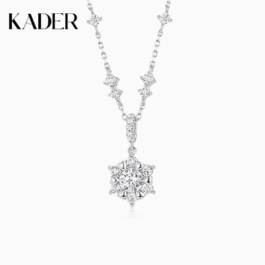 Catillo Edelweiss Necklace Women's S925 Silver Pendant Clavicle Chain Gift for Wife and Girlfriend 999 Silver Edelweiss Necklace