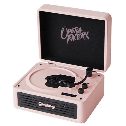 Weize CP500 retro CD player record player Bluetooth audio integrated gramophone birthday gift album HIFI fever player black powder special version