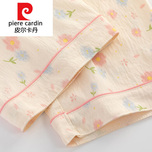 皮尔卡丹（pierre cardin）针织棉绸短裤夏季女款2025新款薄款大I码可外穿遛弯裤休闲碎花家 DK691【升级版面料】 L 165 100-120