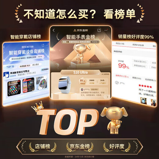 小米锅巴2025新款智能手表S10ultra高清无损音质蓝牙通话运动计步多功能NFC离线支付运动电话手表 白-顶配版-全功能-升级续航延长 德国高精进口芯片
