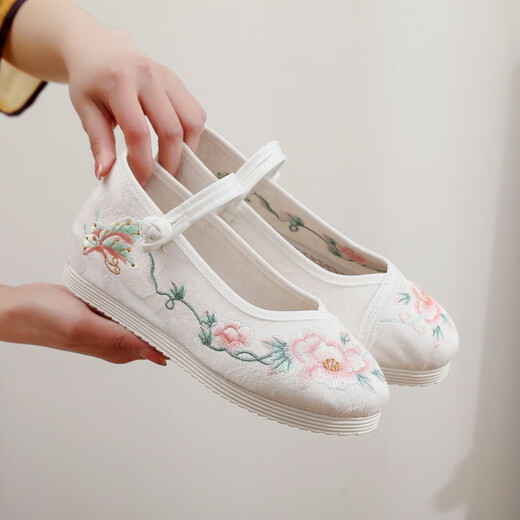Dadong (Dusto) 508-01 Butterfly Style chinois Cheongsam chaussures thé art maître femme rond