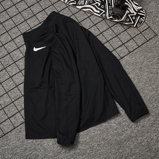 耐克（NIKE）男装2件套 2025夏季运动服户外时尚休闲梭织夹克外套 梭织长裤子 DM6620-011+DM6627-010 S