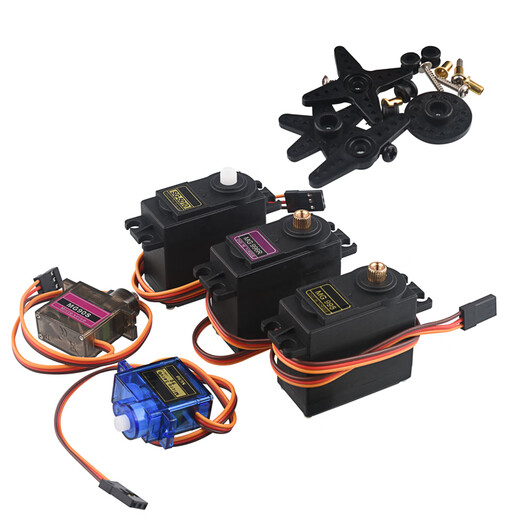 SG90/5010 MG90S MG995/996R Servo Helicopter 9G Fernbedienungsflugzeugmotor Festflügelflugzeugmodell SG92R MG90S 14G Vollmetallzähne 360 ​​Grad