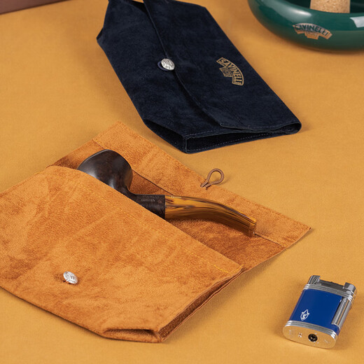 Savinelli Button Velvet Tipe Sack T675 Портативный многоцелевой мешок для хранения труб итальянские аксессуары с сигарет коричневый табак