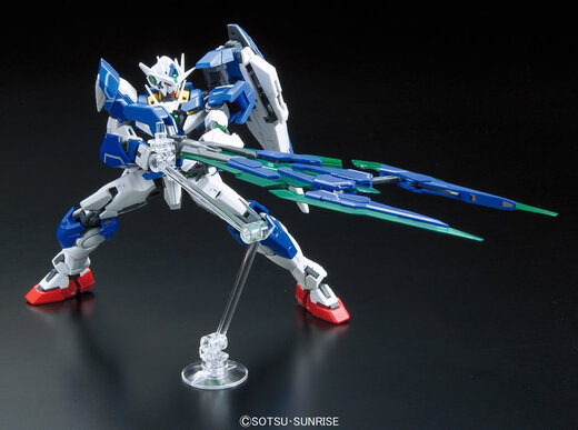 Bandai Hobby Store Spot Bandai RG 21 1144 00 Qant Quantum 00Q OOQ OOQ GUNDAM Model Rgooq + Bandai 1/144 support noir