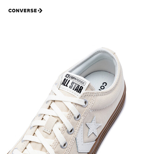 Converse children's shoes for boys and girls low-top canvas shoes new children's star arrow sneakers for older children brown 37 recommended foot length 22.5cm