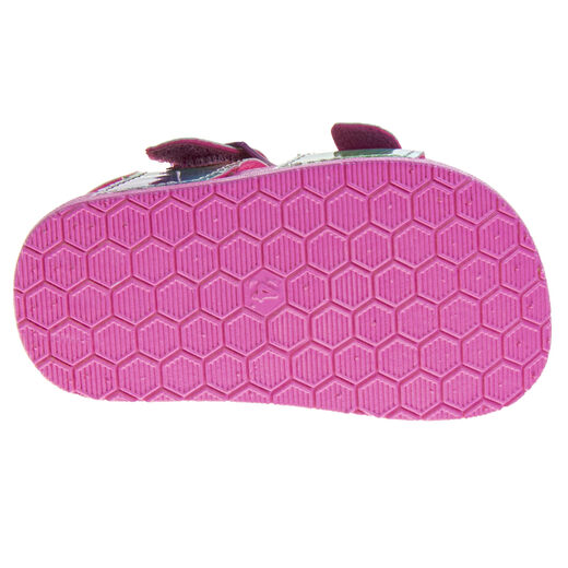 Josmo Baby Girl Open Toe Sandals Fuchsia Multicolor 4 Infant