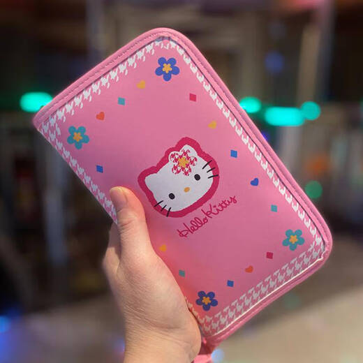 Yonghuan japonés lindo kt pasaporte pasaporte pasaporte portátil pasaporte bolso de cambio de tarjeta de cambio de bolsa