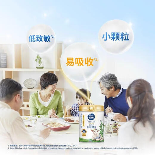 Nestle Goat Milk Powder Limited Ranch Whole Fat Nutrition 675g High Calcium High Nutrition Adult Ladies Elderly Breakfast Milk Powder Whole Fat Nutrition Goat Milk Powder 675g*1 Can [No Gift]