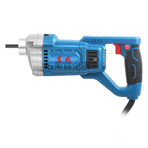 Dongcheng small portable concrete vibrating rod construction site vibrator cement vibrating rod 220V single phase Z1D-FF-35 [standard + 1.2-meter vibrating rod] 1200