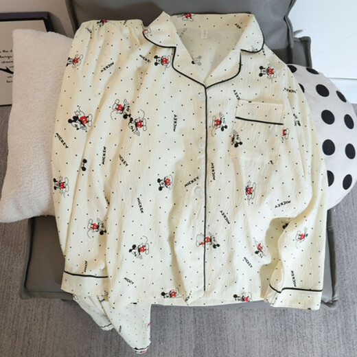 荣西图（RONGXITU）薄款云朵棉睡衣甜美ins风家居服可外穿 826#大樱桃 175 L