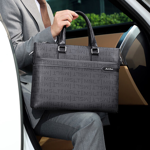 MashaLanti (MashaLanti) men's business trip business briefcase men's bag large capacity office laptop bag high-end New Year's birthday gift