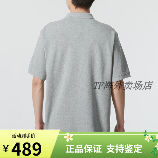 NIKE耐克短袖男2025春季款宽松灰色商务休闲polo衫运动透气T恤FN3895 FN3895-063/纯棉酷动城正品保障 M /推荐120-130斤