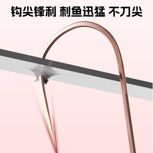 Chuanze Dingjian Jianghu sub-line double hook fishing crucian carp hook gold sleeves with thorns hook 5 lines 1.0 + hook 6 lines 1.2