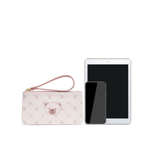 OSHINA Long billetera Damas 2022 NUEVA Estudiante Clutch coreano coreano Bolsa de monedas de monedas de tarjeta de niña Linda 719 Rosa juguetón