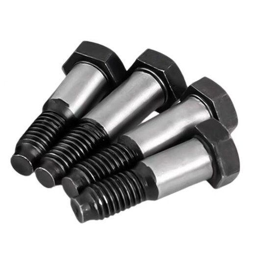 Jingxuan 8.8 grade reamed hole bolt plug and screw hole making bolt GB27 external hexagonal positioning plug screw M6*25 (10 pieces)