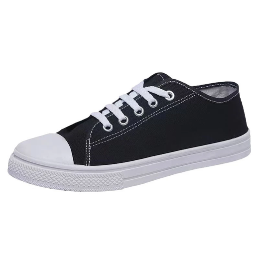 Chaussures en toile pour hommes pour hommes Chaussures de planche noires tendantes Chaussures décontractées Chaussures en tissu bas pour hommes Chaussures de planches Chaussures en toile F2 Black Men 41