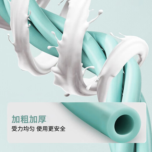 Duweck pedal tensioner elastic rope home Pilates fitness sit-ups auxiliary abdominal extension belt thickened 8 tubes green