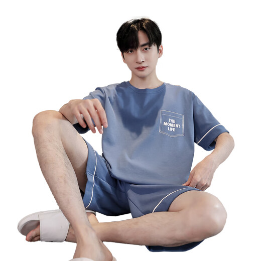 Los pantalones cortos de manga corta de verano de Pajamas de Xuanzhu para adolescentes pueden usar ropa de ropa casera simple Z679 L [recomendado 100-130 Jin [Jin iguala 0.5 kg] desgaste]