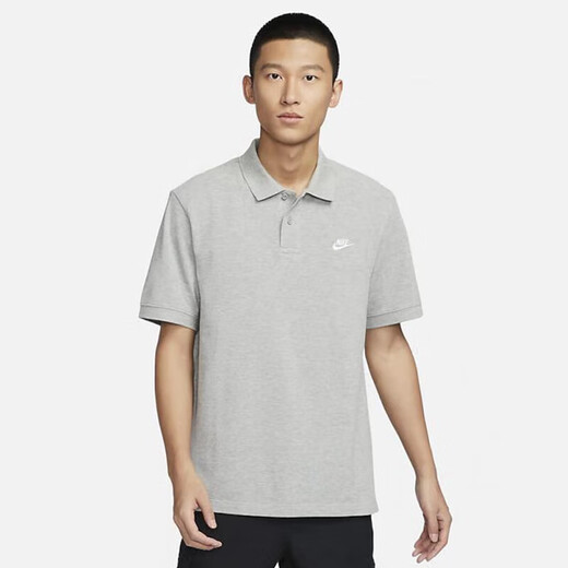 [95% nuevo] Nike Nike Sports Camiseta de la solapa de solapa de los hombres cómodos Polos de primavera y verano FN3895-063 Dark Grey XXL