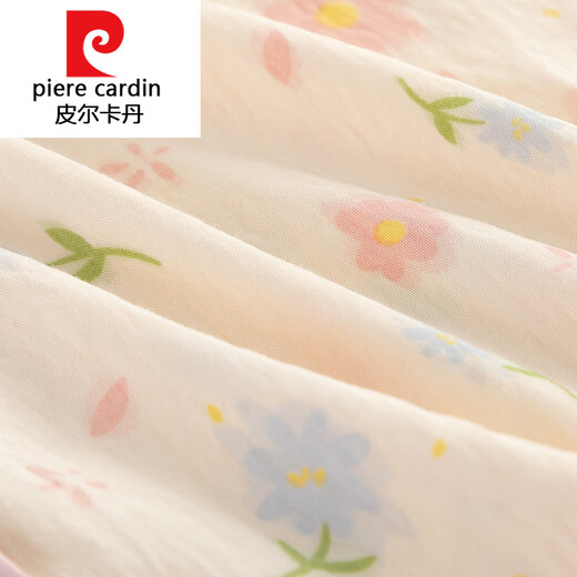 皮尔卡丹（pierre cardin）针织棉绸短裤夏季女款2025新款薄款大I码可外穿遛弯裤休闲碎花家 DK691【升级版面料】 L 165 100-120