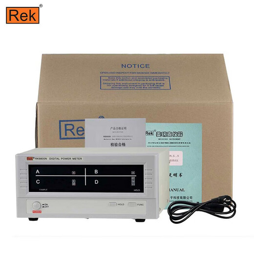 Merik Power Meter RK9800N Desktop Digitaler Strommesser RK9901N Elektrischer Parameter Tester Leistungsmesser Grundtyp RF9901 Frequenzleistung Messgerät (20A/300 V)