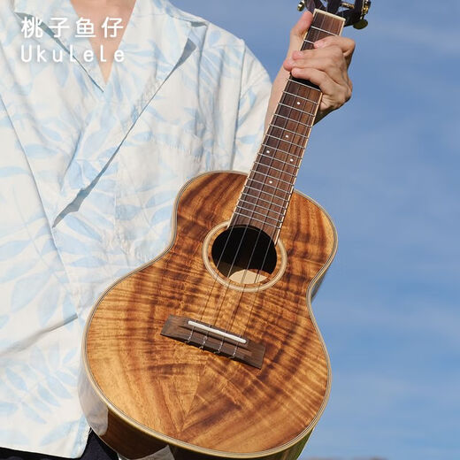 ACE桃子鱼仔 ukulele 尤克里里 A65相思木全单板26寸乌克丽丽吉他 A65X26寸泰国相思木 26英寸