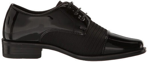 Stacy Adams Boys' Pharaoh Cape Oxford Shoes Black 2 Big Kids