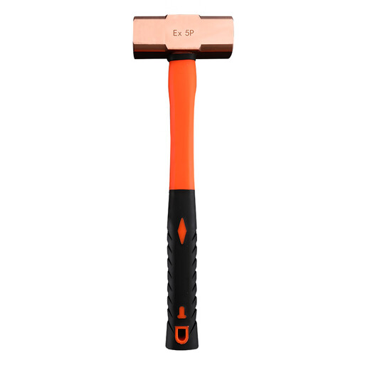 Aigujie explosion-proof copper octagonal hammer, pure copper hammer, red copper hammer, copper hammer, solid hammer, large hammer, small hammer 0.5p-20p 2.5P (pound) 1.15kg