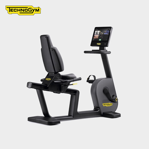 Technogym EXCITE LIVE RECLINE recumbent bicycle smart touch screen new live 9000 top version