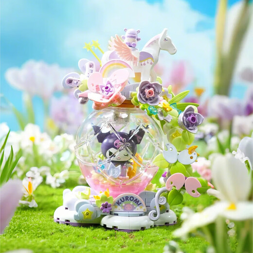 Top Toy Sanrio Cool Lomi Whispering Wish Serie Moonlight Night Wating Kulomi Bausteine Spielzeug Mädchen Geburtstag Geschenk