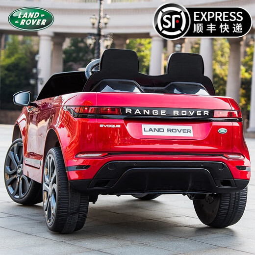 Dake Land Rover children's electric car baby four-wheel off-road charging car child with remote control can sit on the toy car stroller black four-wheel drive + early education + swing + shock absorption + soft tires