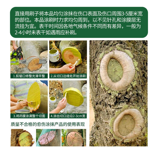 Guoguang confused wound healing applicator fruit tree rose plant flower pruning grafting applicator healing ointment applicator