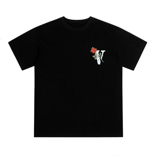 Camisa Vlonet Fashion de manga corta y versátil de gran tamaño American Street Style Meneved Men and Women Collection XM-YC829 M