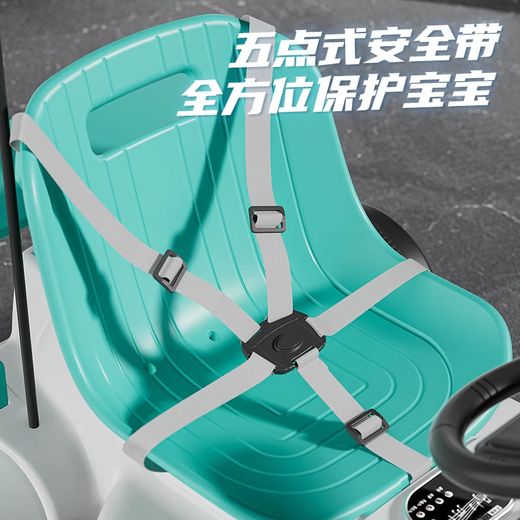 Jingyanxuan children's kart electric driftable F1 toy car can be seated for children and adults' parent-child car remote control four-wheeled children's car [Cool Red] Recommended for over 3 years old, dual-wheel drive + driftable + remote control + 360 degree drift