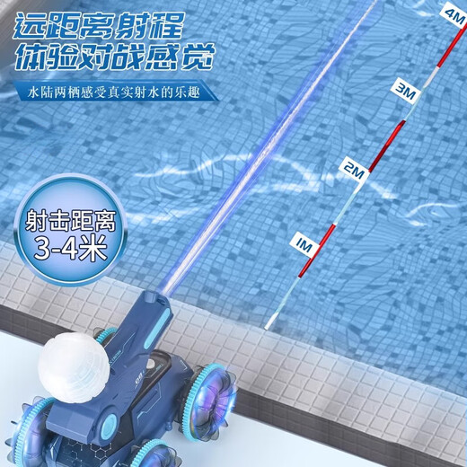 洽苒欧盟品质水陆两栖遥控车mini可喷水自动吸水遥控汽车坦克儿童礼物 祖母绿【单控/手柄】全车身防水 单电可玩50分钟左右+送遥控器电池+螺丝刀